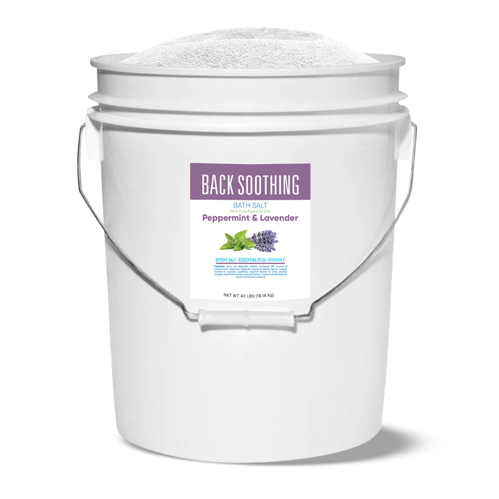 Back Soothing Bath Soak - Bulk Bucket (40 LBS) – Better Bath Better Body