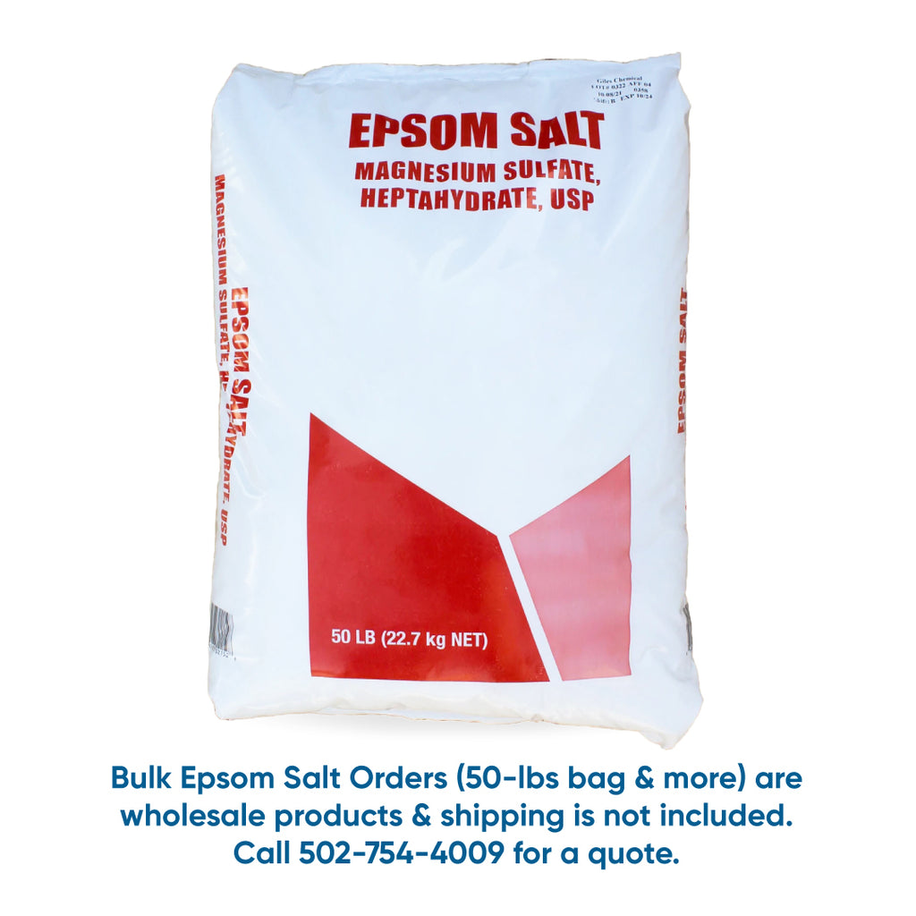 USP Grade Epsom Salt For Bath Soaks, Cosmetics, Float Tanks, & More