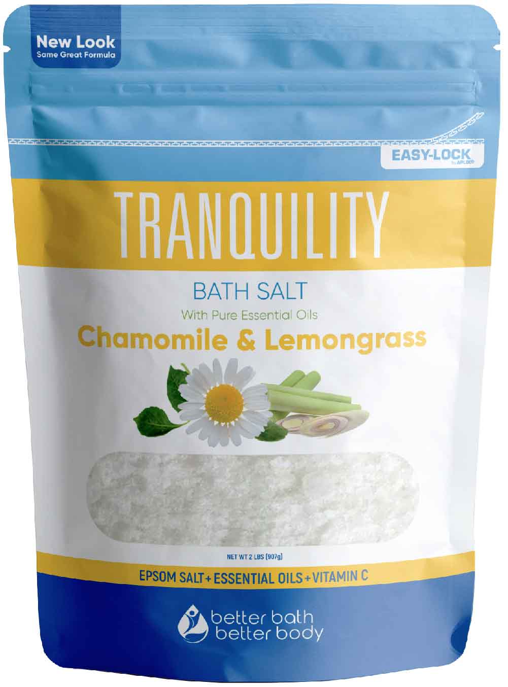Epsom Salt Tranquility Bath With Pure Chamomile Essential Oil – Better Bath  Better Body
